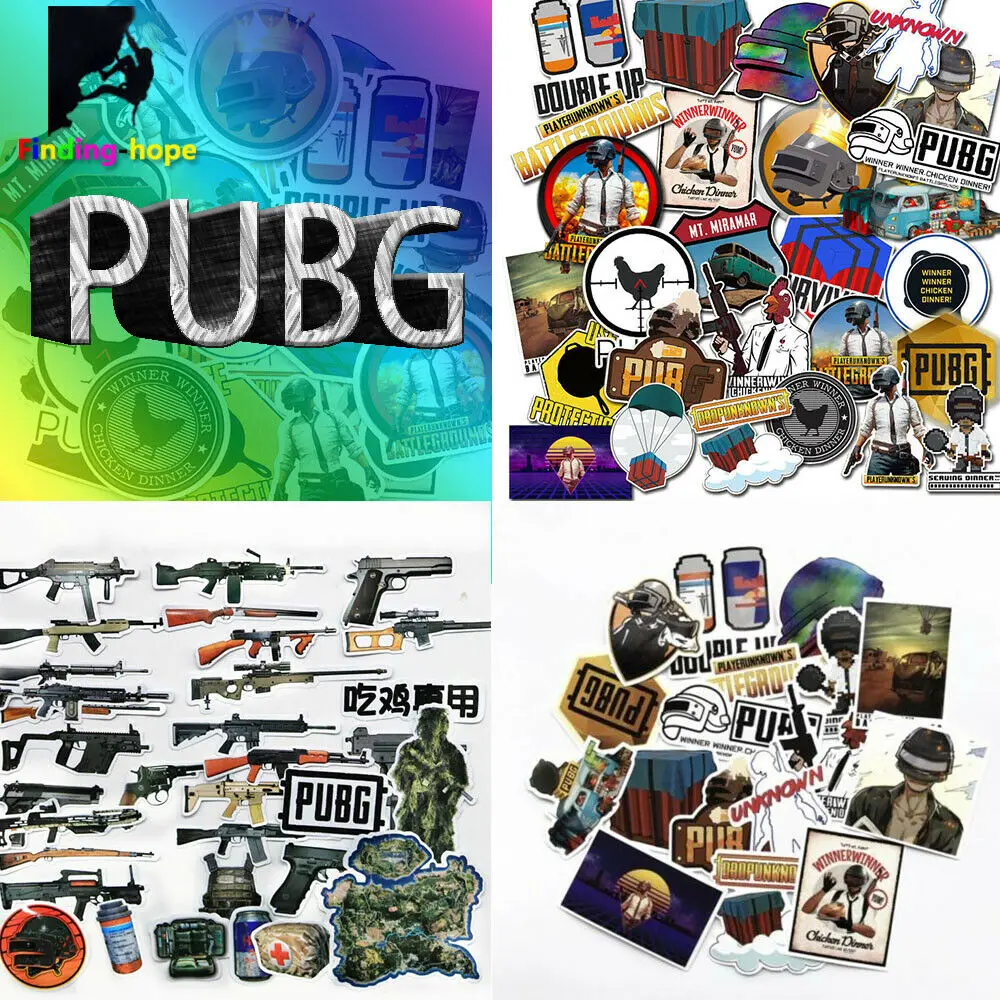 29/30 шт. PUBG Стикеры s наклейки для игр автомобиля ноутбука Чемодан Playstation телефон