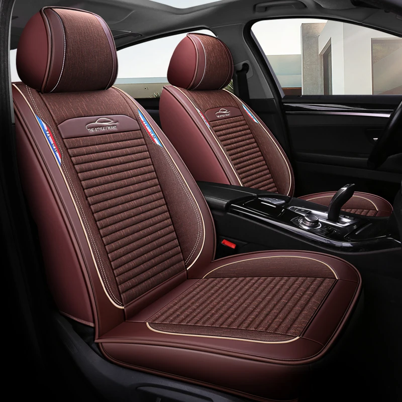 Car Seat Cover Auto Seats Covers for VW Amarok Bora CC Golf Variant Santana Tiguan L Touareg T-Roc