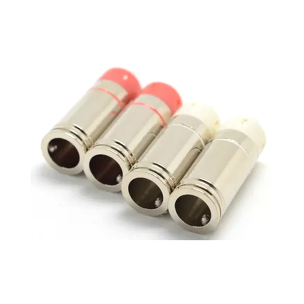 Haldane 4 шт./лот HIFI Star Line посеребренные Tellurium Coppero RCA разъем RCA кабели