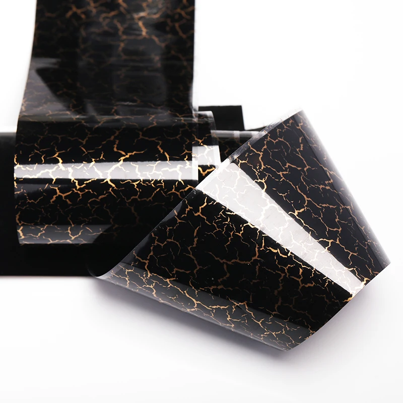 1 Box Glitter Marble Series Nail Transfer Foil Stickers Gold White And Black Bright Slider Nails DIY Decoration Manicures nail stickers nail art decoration nail decals
