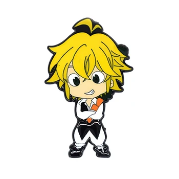 

The Seven Deadly Sins Anime Badge Meliodas Ban King Gowther Elizabeth Liones Diane Anime Metal Badge Brooch Backpack Pins