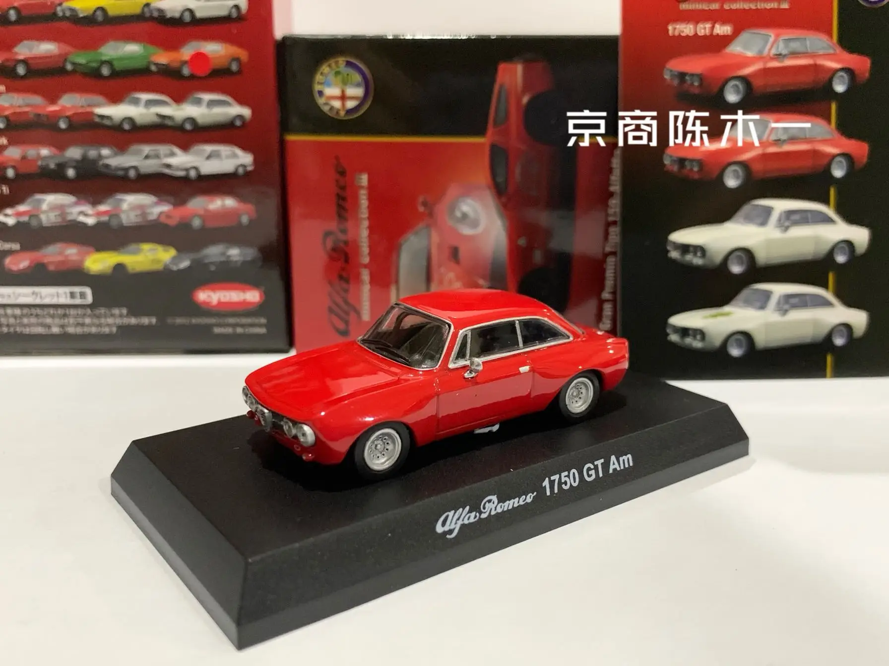 1-64-kyosho-alfa-romeo-1750-gt-am-lm-f1-racing-collection-of-die-cast-alloy-car-decoration-model-toys