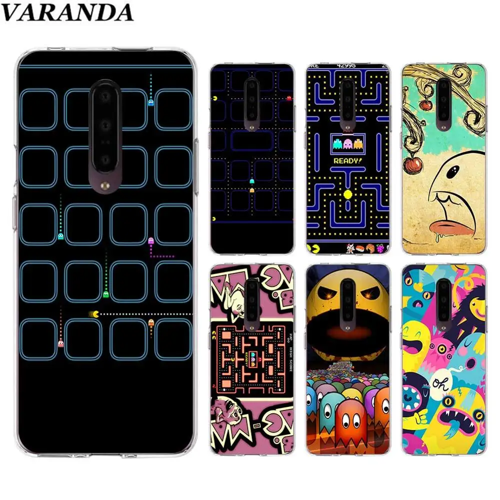 Cute Pacman Eating Case For Oneplus 7 Pro 5g 7t 6t 6 Silicone