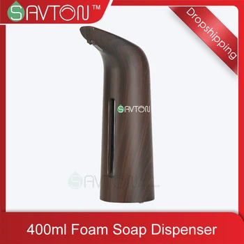 

SAVTON Automatic Soap Dispenser Touchless Sensor Intelligent 400ml People Hand-wash For Kitchen Bathroom Sanitary Soap Dispenser
