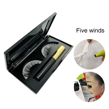 

Easy Apply Pen With Eyelash Ultra Thin Waterproof Reusable Extension False Long Lasting No Glue Magnetic Eyeliner Kit Liquid