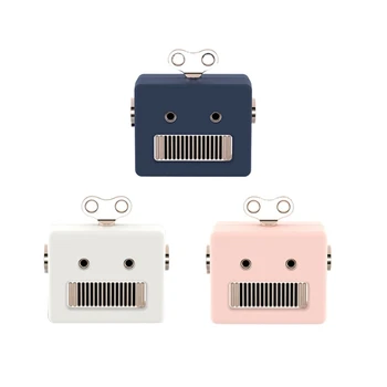 

Portable Retro Robot Shape Bluetooth Speaker Cartoon Mini Outdoor Wireless Speaker Hifi Bass Column Loudspeaker With Microphone