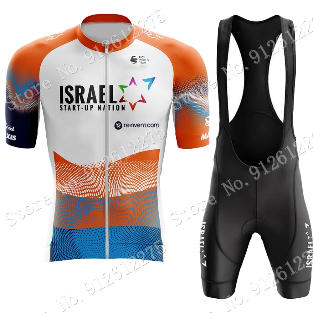 Maillot Israel Start Up Nation 2022 Cycling Jersey Set Men Summer