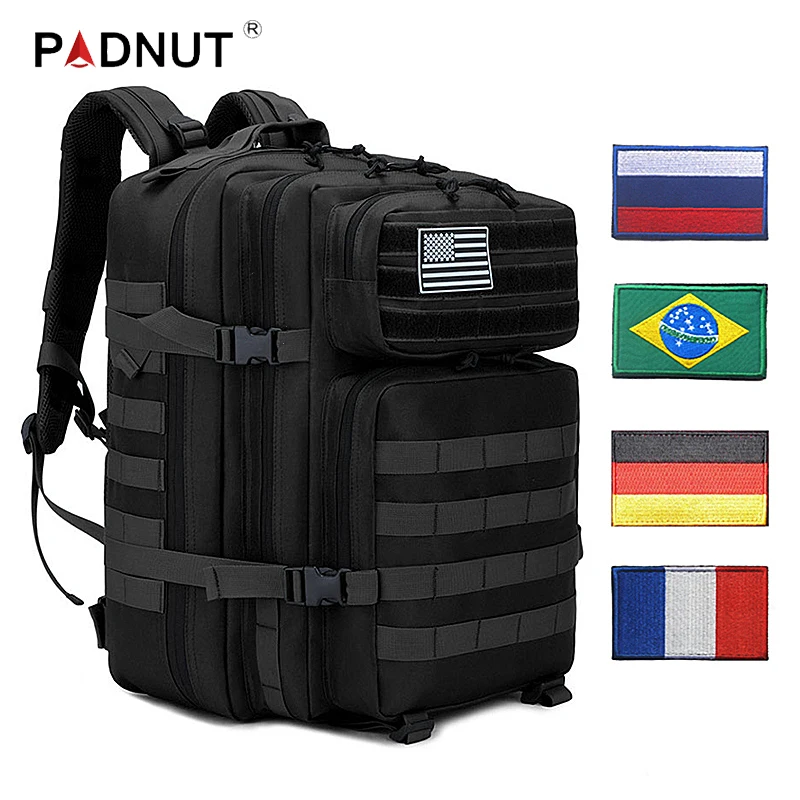

Outdoor Military Rucksack 1000D 45L Tactical Backpack Molle Men Male Large Capacity Camping Hiking Trekking Fishing Hunting Bags