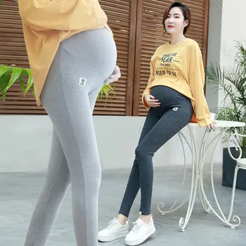 

2020 Spring and Autumn High Quality Pregnant Mama 100kg Plus Size Abdominal Support Trousers Maternity Pants