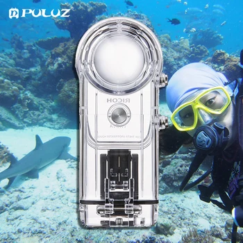 

PULUZ 30M Waterproof Case For RICOH Theta V/Theta S & SC360 360 Degree Camera Accessories Housing Case Diving Protective Shell