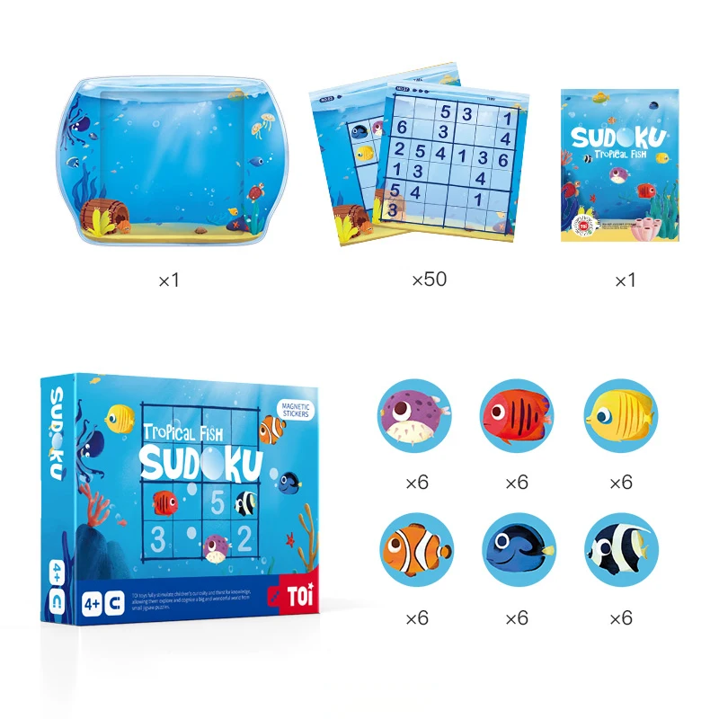 Magnetic Sudoku Children's Initial Chess Game Digital Desktop Logical Thinking Parent-Child Intelligence Toys party match games