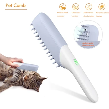 

1pc Disassemble Comb Portable Pet Silicone Massage Easy Deodorant Sterilization Tool Fur Removal Brush Pet Supplies