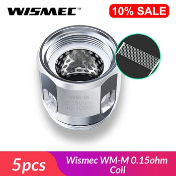 

IN STOCK Original Wismec WM-M 0.15ohm Coil head Replacement Coil head 65-75W for RX GEN3 Gnome Tank