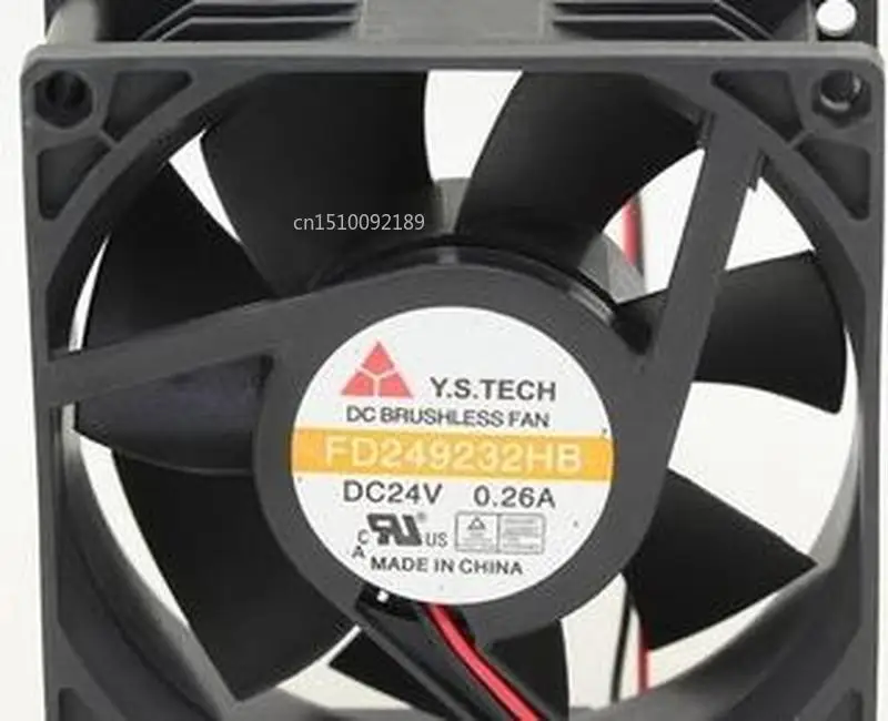 Для FD249232HB 9032 24V 0.26A 90*90*, маленького размера, круглой формы с диаметром 32 мм 2 линии преобразователь вентилятор охлаждения