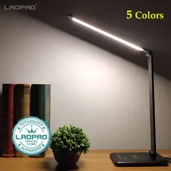 LAOPAO 52 шт. светодиодный настольный светильник 5 цветовых режимов x5 Dimable Levels сенсорный USB заряжаемый для чтения глаз-защита с таймером