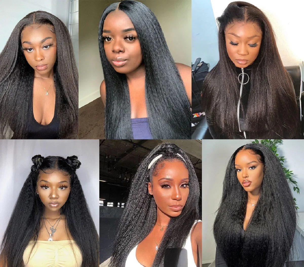 24 26 28 30 Inch Kinky Straight Hair Bundles 100% Human Hair Weave Extensions Brazilian Remy Yaki Straight Bundles 1/3/4pcs