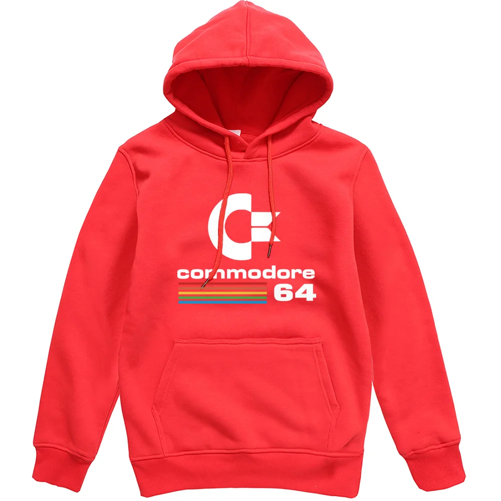 Commodore 64 Homme флисовая толстовка C64 SID Amiga Ретро 8-bit ультра Новинка Стиль печатных Мужской пуловер Новое поступление спортивной одежды