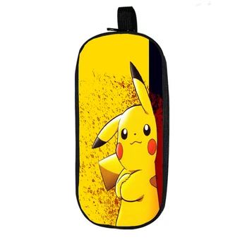 

New Pokemon Pencil Case Eevee Children Boys Girls Students Large Capacity Stationery Storage Pikachu Children Cute Kids Pen Bag