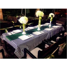 Легкая очистка прямоугольная полоса столовая Свадебная Защитная маслостойкая домашняя скатерть одноразовая скатерть для пикника декоративная крышка стола