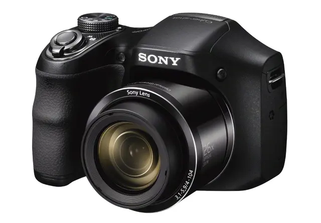 $US $138.00  UsedSony Cybershot H200 Black 20.1MP 26X