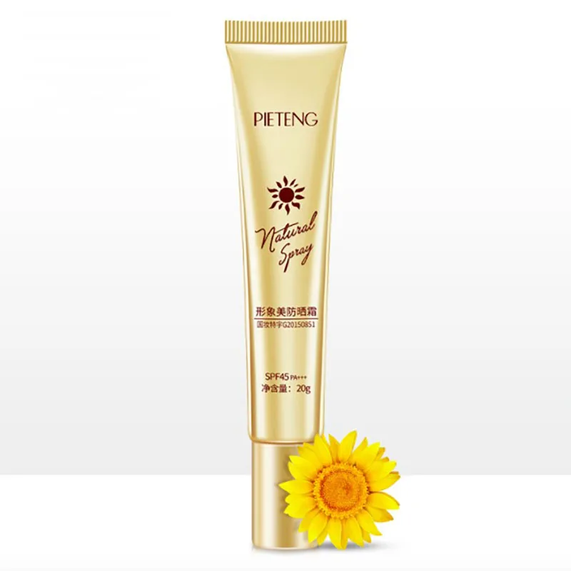 

Beauty Body Skin Care Facial Sunscreen Cream Spf Max 45 Oil Free Radical Scavenger Anti Oxidant UVA/UVB Sunblock Creme Clareador