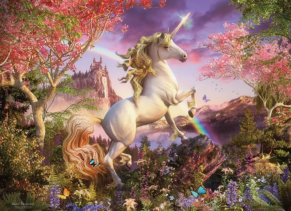 

5d diamond painting full square new arrival forest unicorns diamond embroidery diamond mosaic picture of rhinestones
