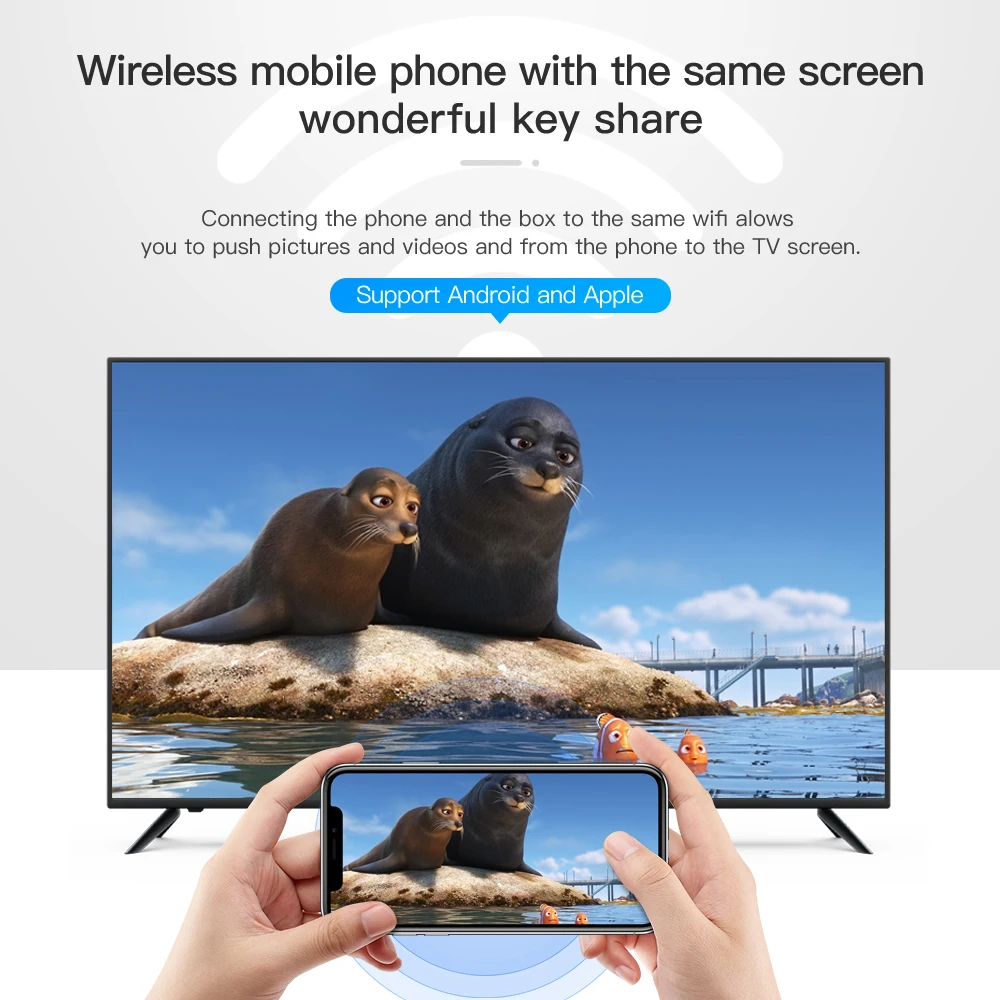 T95 супер Смарт ТВ приставка Android 10,0 Allwinner H3 четырехъядерный Поддержка WiFi 3D 4K H.265 Netflix Youtube медиаплеер телеприставка