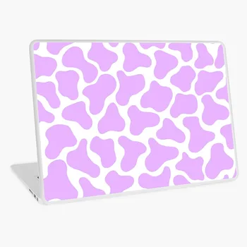 

Pastel purple cow print DIY laptop sticker laptop skin 12 13 14 15 17 inch for MacBook HP Acer Dell ASUS Lenovo