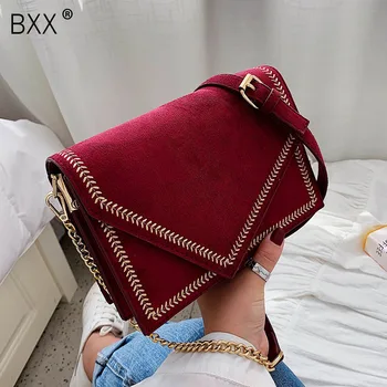 

[BXX] Chian Small PU Leather Crossbody Bags For Women 2020 Autumn Trend Shoulder Handbags Ladies Fashion Travel Bag HO448