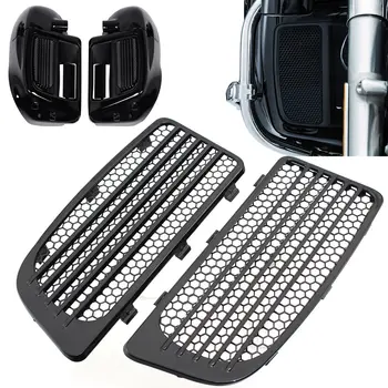 

Motorcycle Chrome Radiator Grills Lower Fairing Twin Cooled For Harley Touring Street Road Glide FLHTK FLHTKL FLTRU FLTRK 14-20