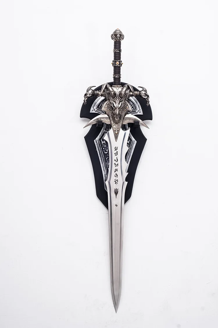 

[Metal Made] Crafts 1:1 WOW Arthas Menethil sword Frostmourne Alloy model Adult toys home decoration adult collection model gift