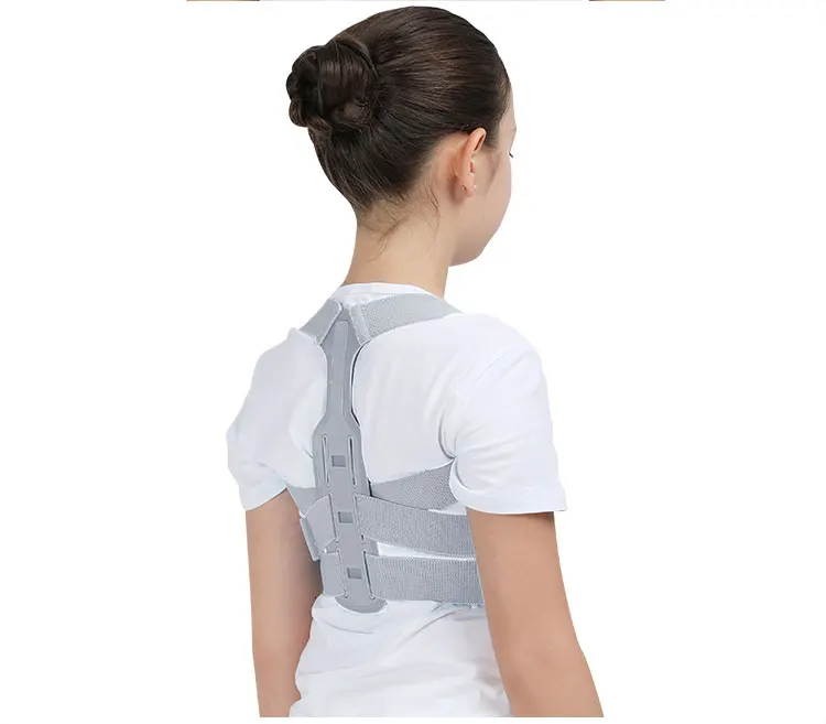 Corretor de postura ajustável para crianças, ombro