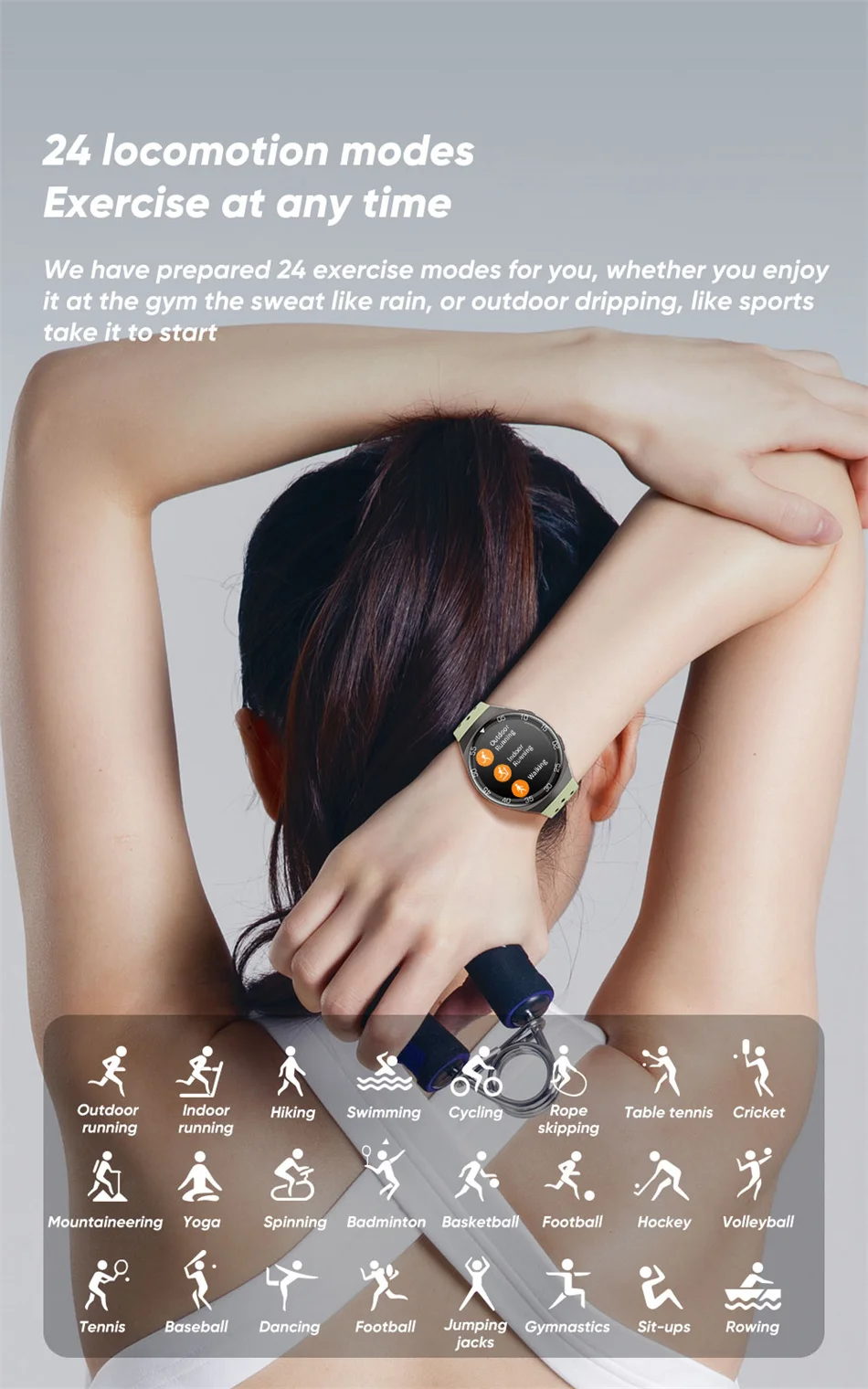 2021 New For HUAWEI Smart Watch Men Heart rate monitor Fitness Tracker Weather Display Full Color Touch Screen Smartwatch Women