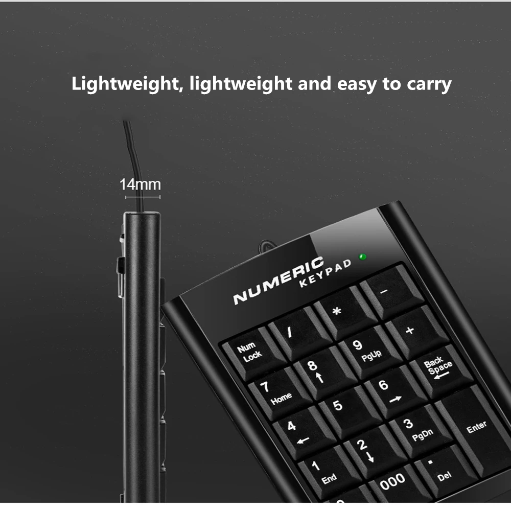 USB Numeric Keypad Financial Bank Stocks Securities Keyboard Notebook Dedicated Numeric Keyboard