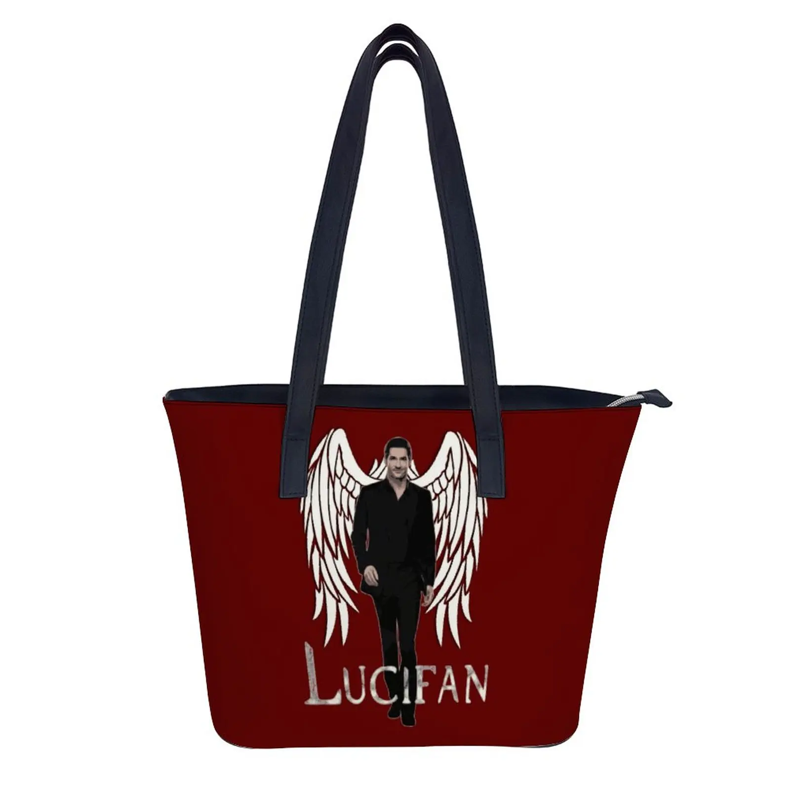 Сумка на плечо Lucifan Lucifer с ангелом цветная сумка верхней ручкой для ТВ-сериала