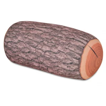 

Unique Tree-shape Neck Pillow Travel Cushion Personality Printed Pastoral Leisure Style Cylindrical Sofa Pillow for Sleeping