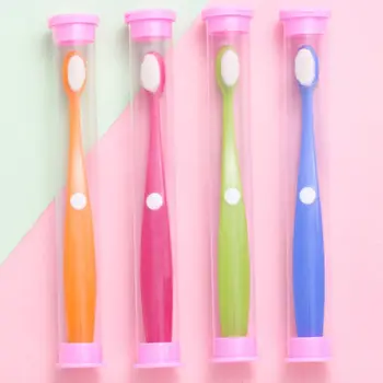 

10000 Hairs Soft Bristles Small Head Toothbrush Baby Children Deciduous Teeth Dental Oral Care Non-Slip Tooth Brush Tool 3-8T