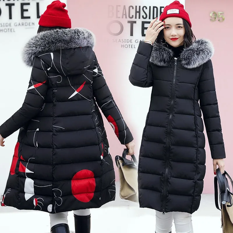 Зимние парки женские с обеих сторон пальто с капюшоном теплые плотные женские пальто свободная повседневная женская плюс размерные куртки парки