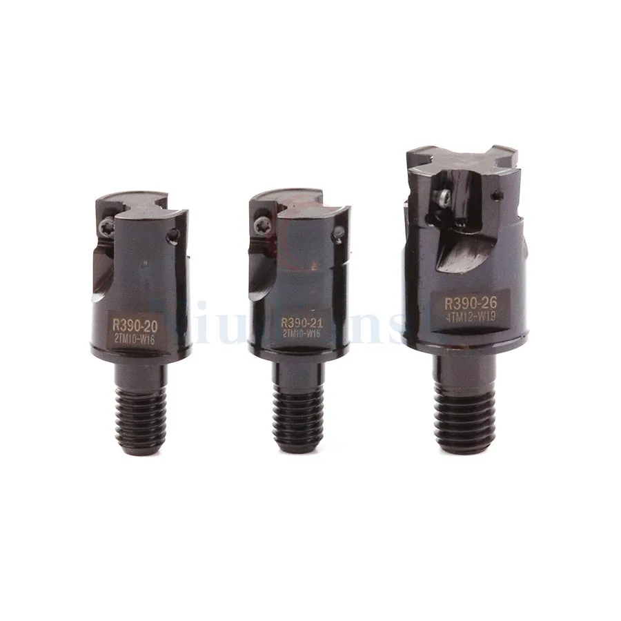 

1pc R390-16-2TM8-W12 CNC Lock tooth milling cutter head Quick switching shockproof and durable Suitable for R390 milling inserts