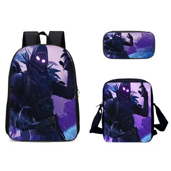 

Fortnite Fortress Night Package Set Primary and Secondary School Students' Backpack Computer Backpack Fortress Combination
