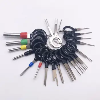 

21Pcs/set Car Terminal Removal Tool Wire Plug Connector Extractor Puller Release Pin Hand-held Disassembly Tools Kit