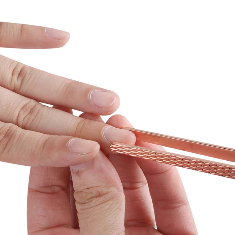 Nail Action нержавеющая сталь tweezers Cross Nail стильная клипса инструменты для маникюра формирующий Пинцет акриловый УФ гель кривая фиксированная Щепка