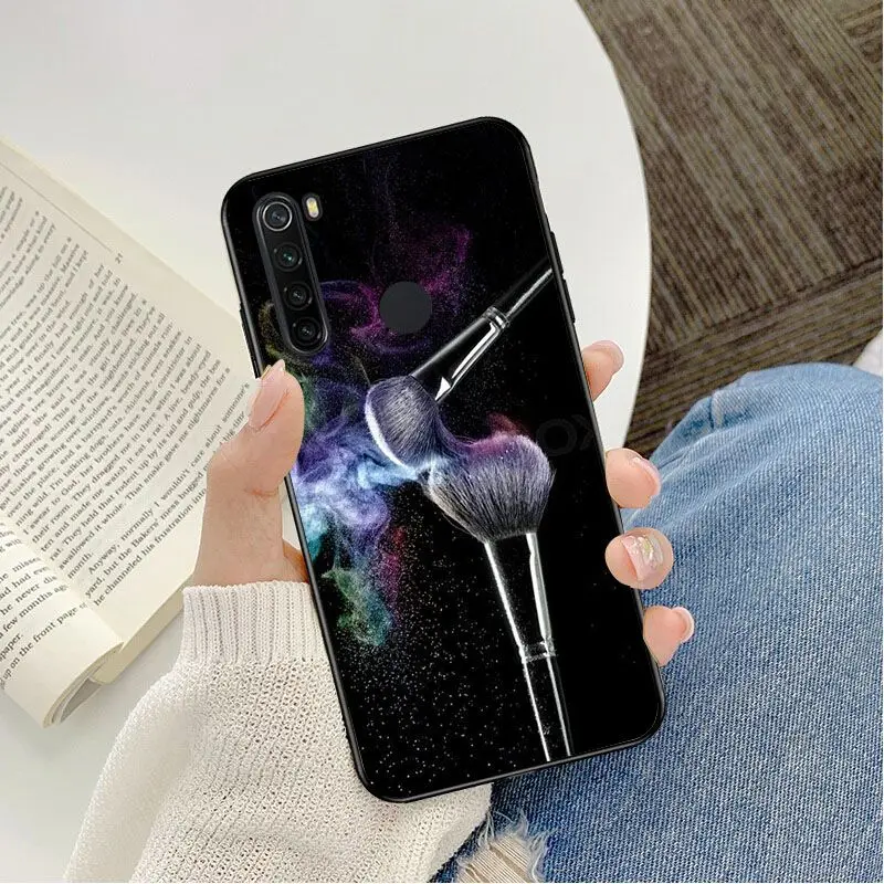 Girl love makeup brush