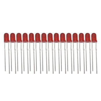 

15 x LED Red m 2 Pin Round Light Emitting Diode Lamp