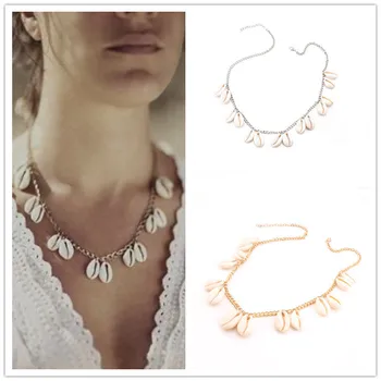 

of xin euramerican fashion contracted geometric shells han edition C1500 fashion clavicle joker short chain necklace