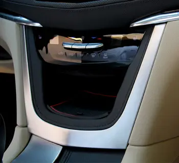 

ForCadillac XT5 2016-2018 ABS Chrome Trim Cover Central Dashboard Car accessories Car modification