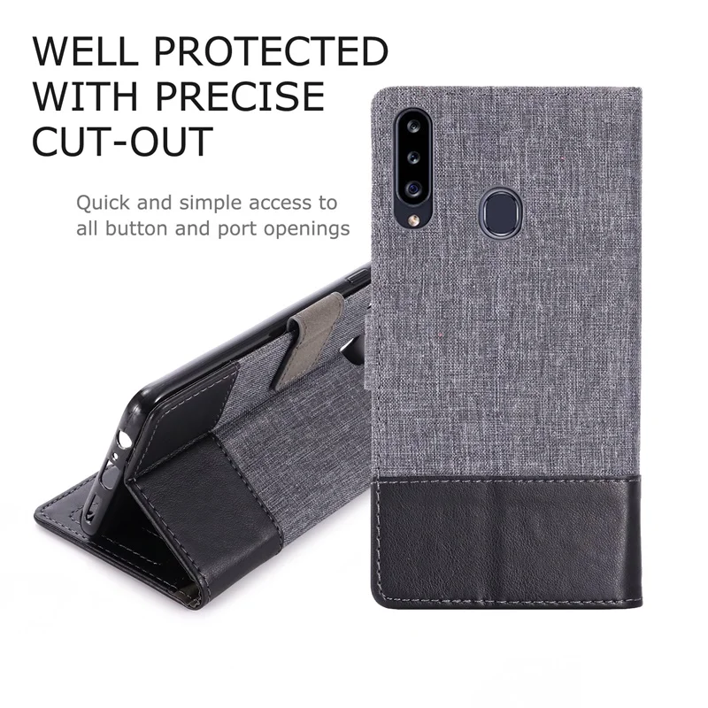 Чехол для Huawei Honor 6C Pro 6X 7X 8X 8A 9 10 view 20 Note Y6 Y7 2019 мягкий чехол книжка из ткани и