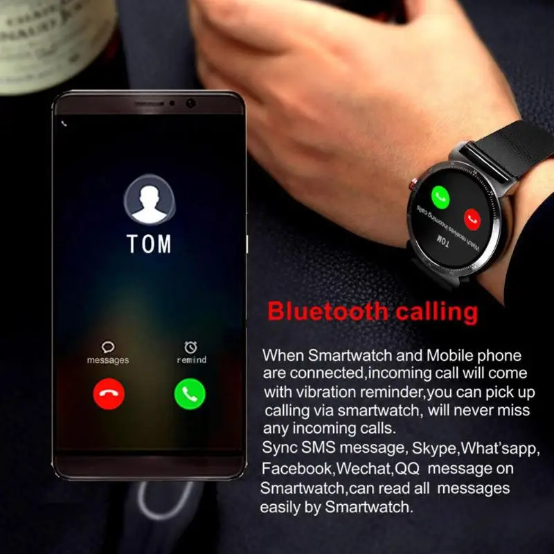 K88H Plus bluetooth IP67 водонепроницаемый монитор сердечного ритма шагомер фитнес-трекер спортивные умные часы для поддержания здорового образа жизни для iPhone/Android/IOS