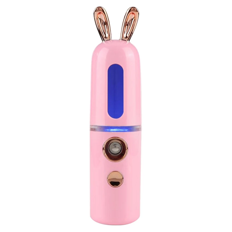 

Portable Face Spray Bottle Nano Facial Steamer Face Sprayer 30Ml Face Spray Beauty Instruments(Pink)