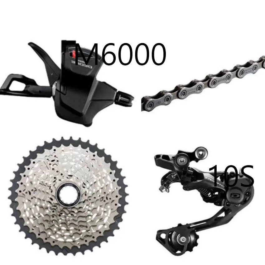 SHIMANO DEORE M6000 группа набор MTB горный велосипед Groupset 1x10-Speed 11-42T задний переключатель